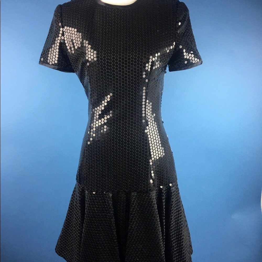 A.J. Bari black sequin cocktail dress - Picture 5 of 9